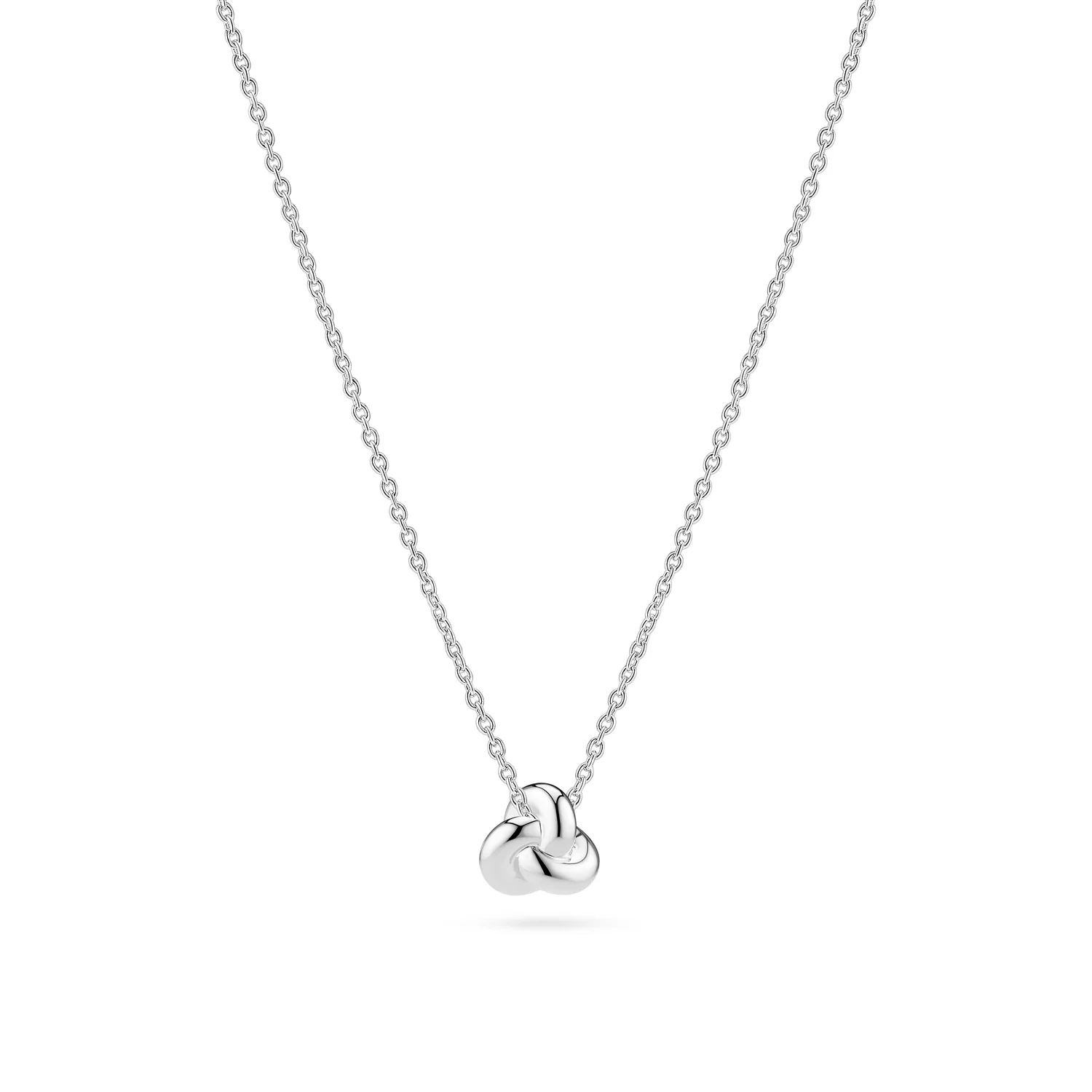 Elegante Halskette mit Knotenanhänger
