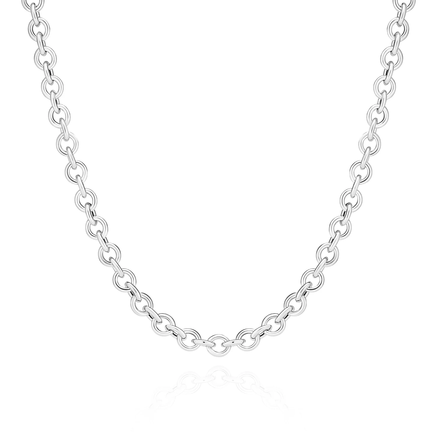 Klassische Gliederkette aus Silber