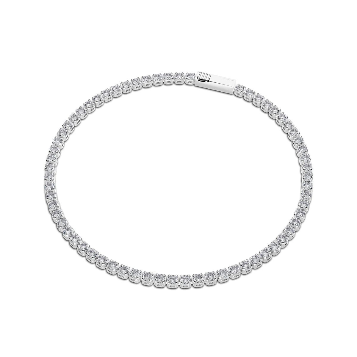 Elegantes Tennis-Armband mit Lab-Diamanten