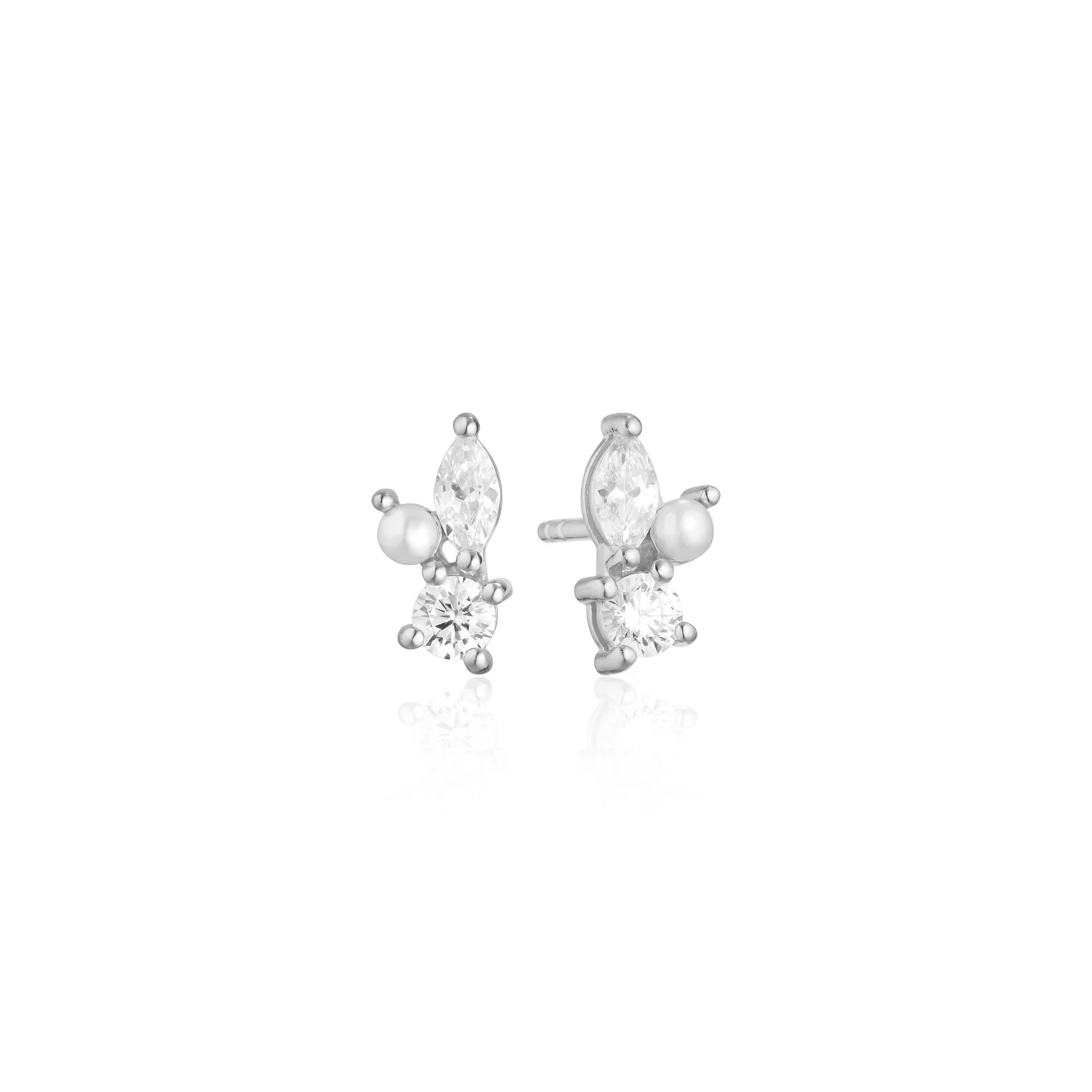 Funkelnde Trio-Ohrstecker