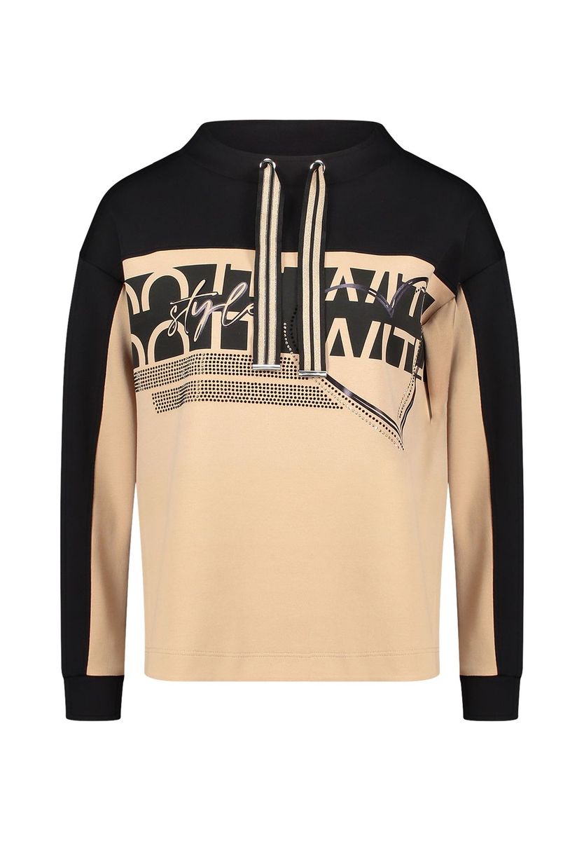 Grafik-Sweatshirt im Color-Block-Design