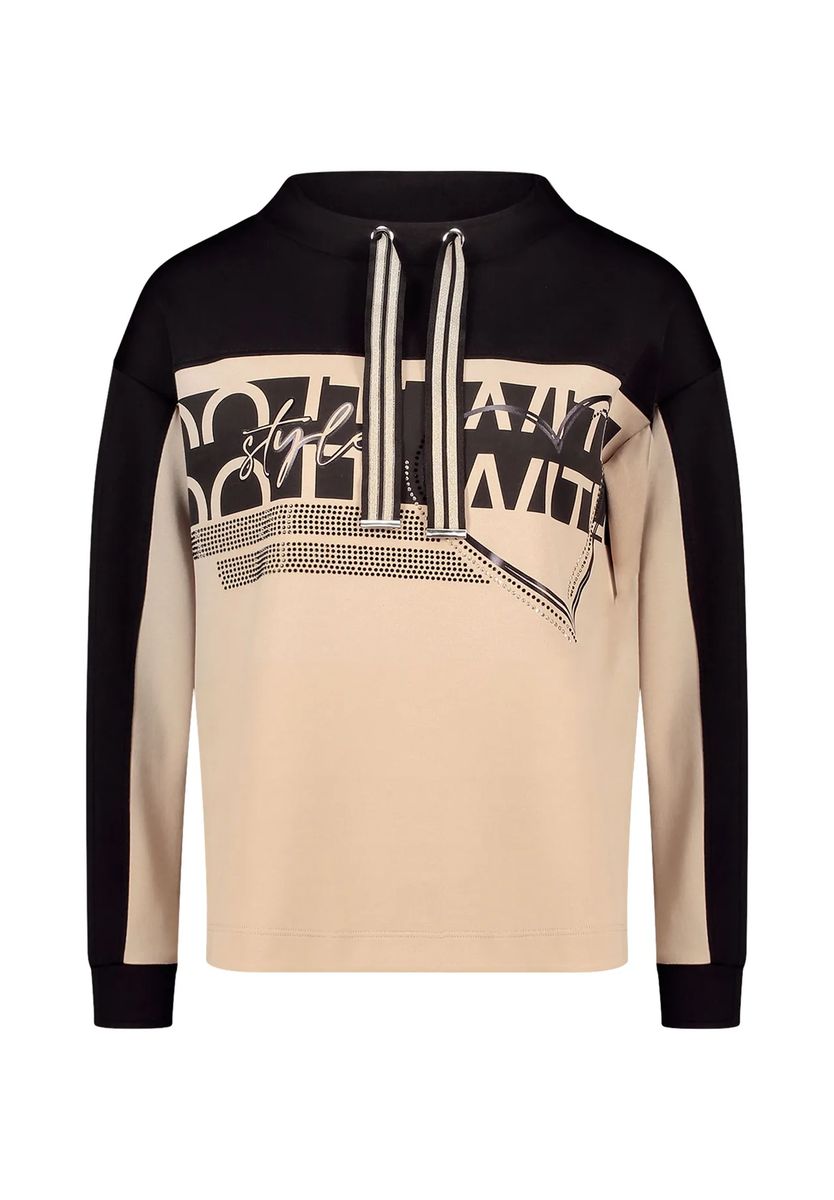 Grafik-Sweatshirt im Color-Block-Design