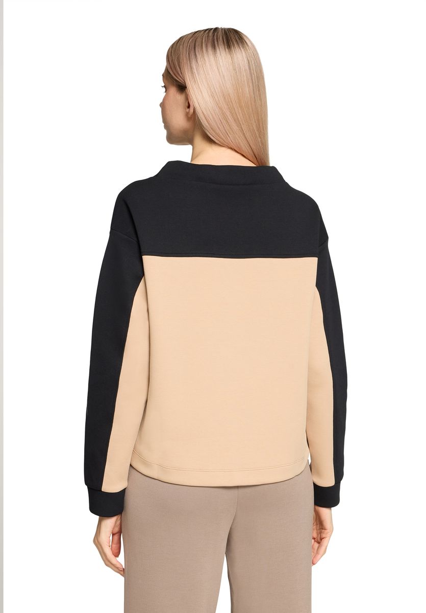 Grafik-Sweatshirt im Color-Block-Design