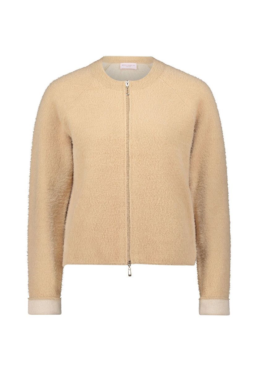Kuschelige Strickjacke mit Reißverschluss