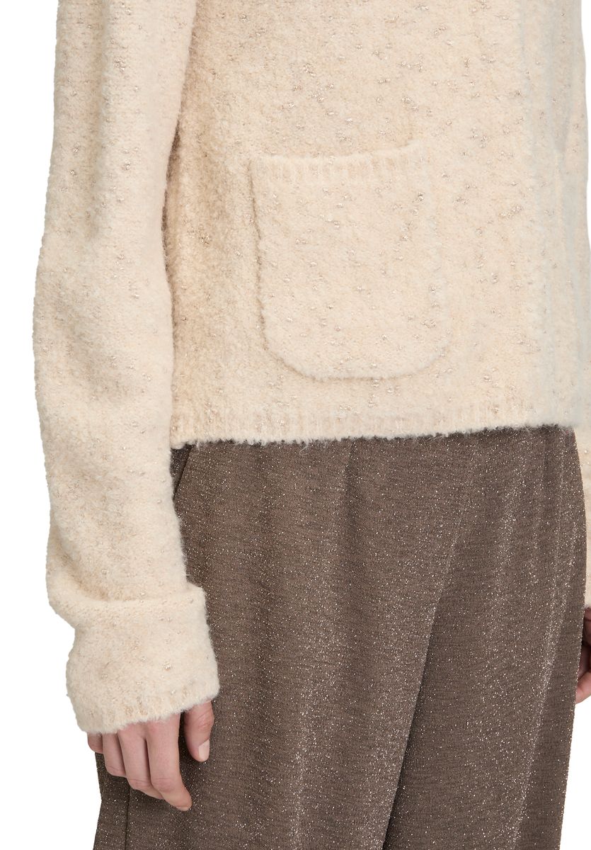 Kuschelige Strickjacke mit Reißverschluss