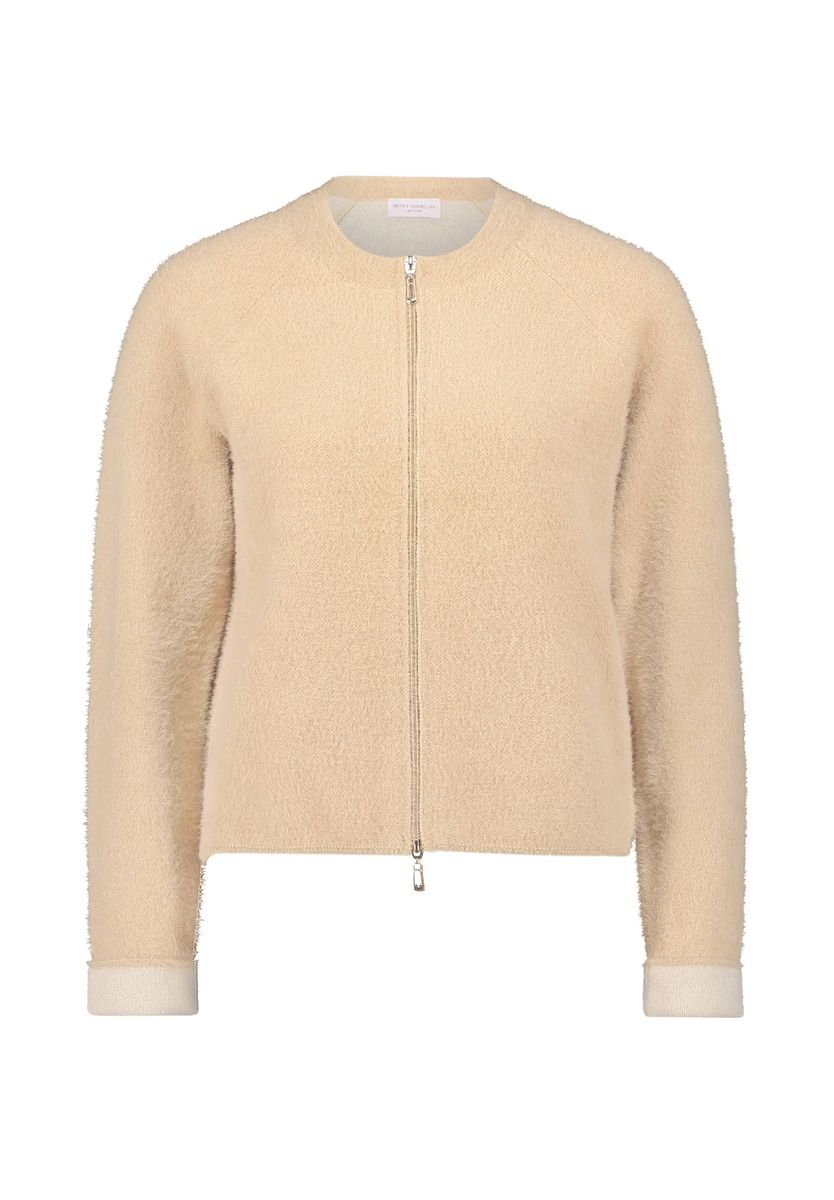 Kuschelige Strickjacke mit Reißverschluss