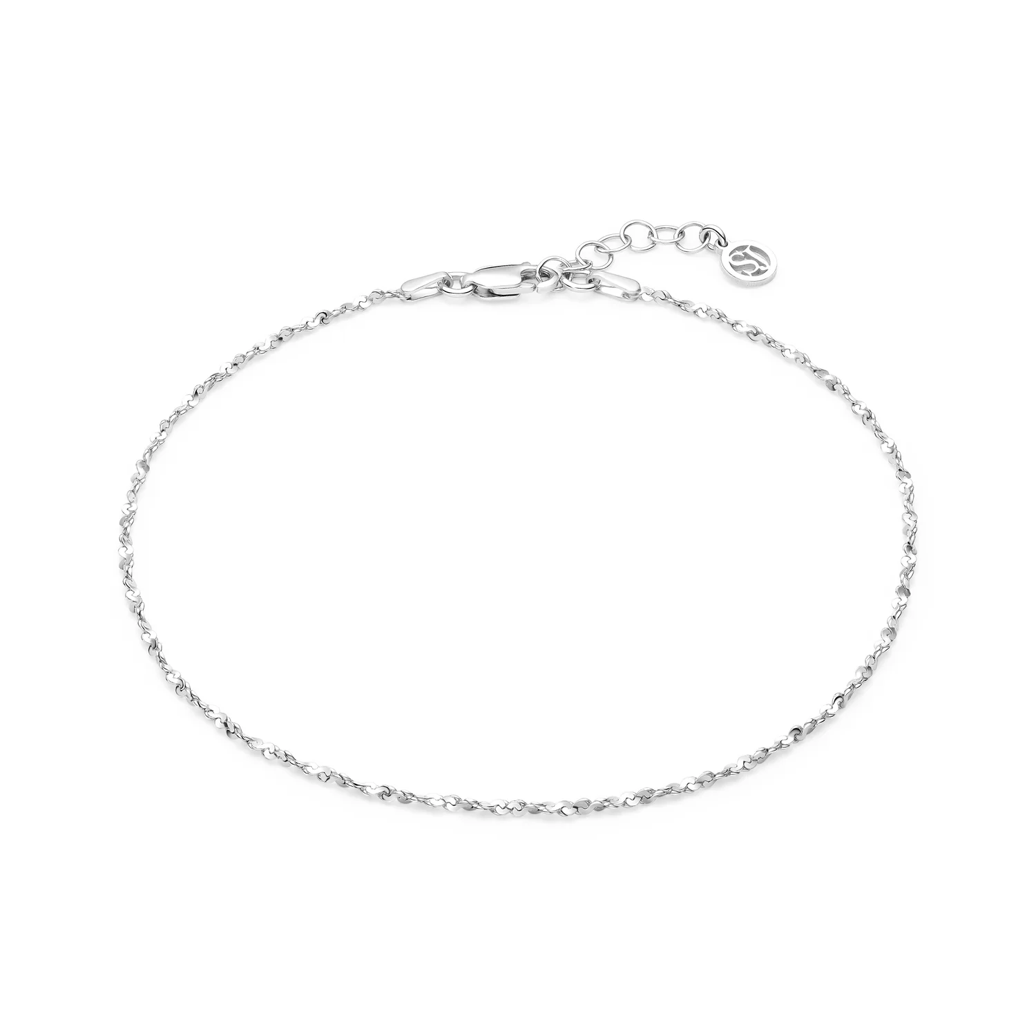 Filigranes Silber-Fußkettchen