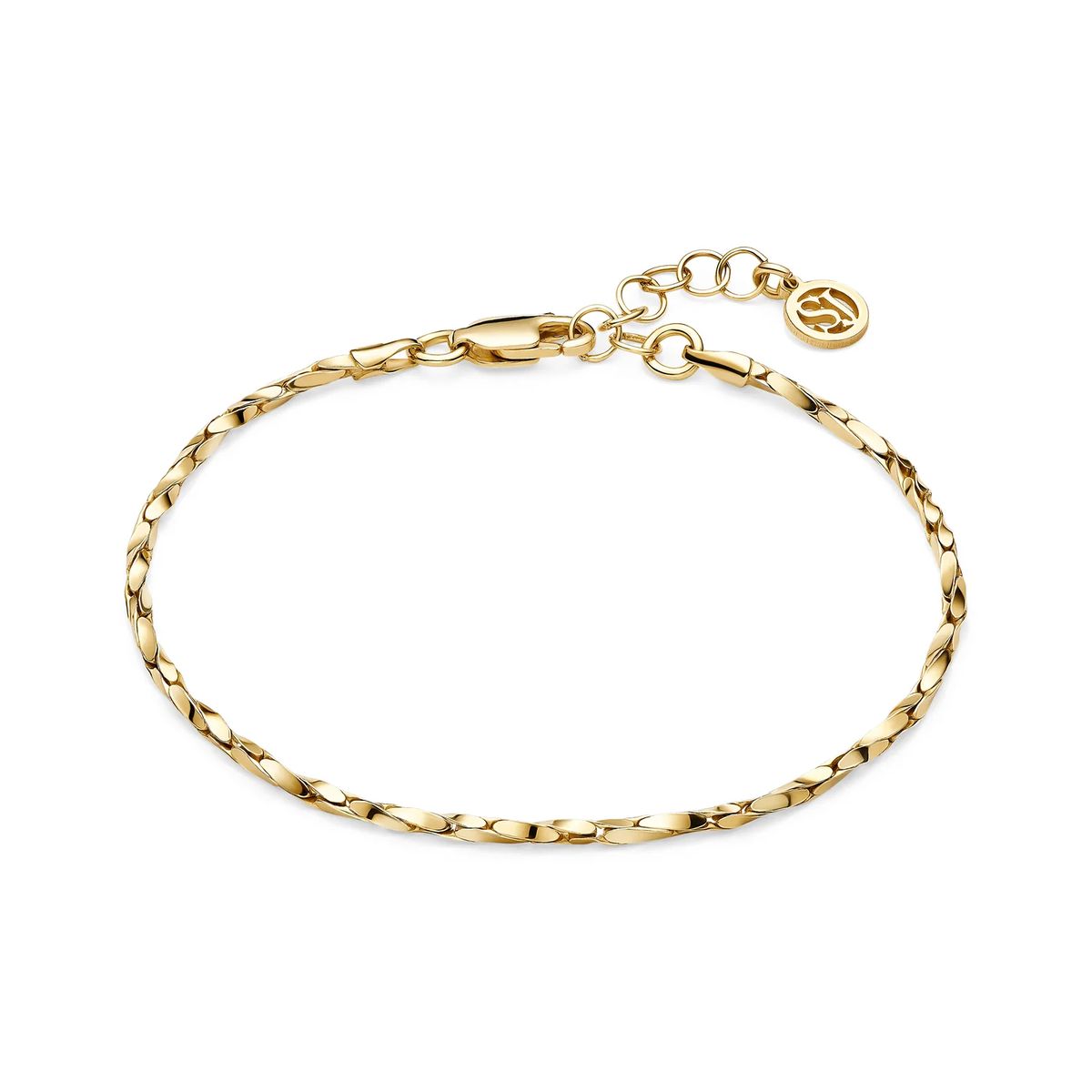 Filigranes Gliederkettenarmband in Kordeloptik