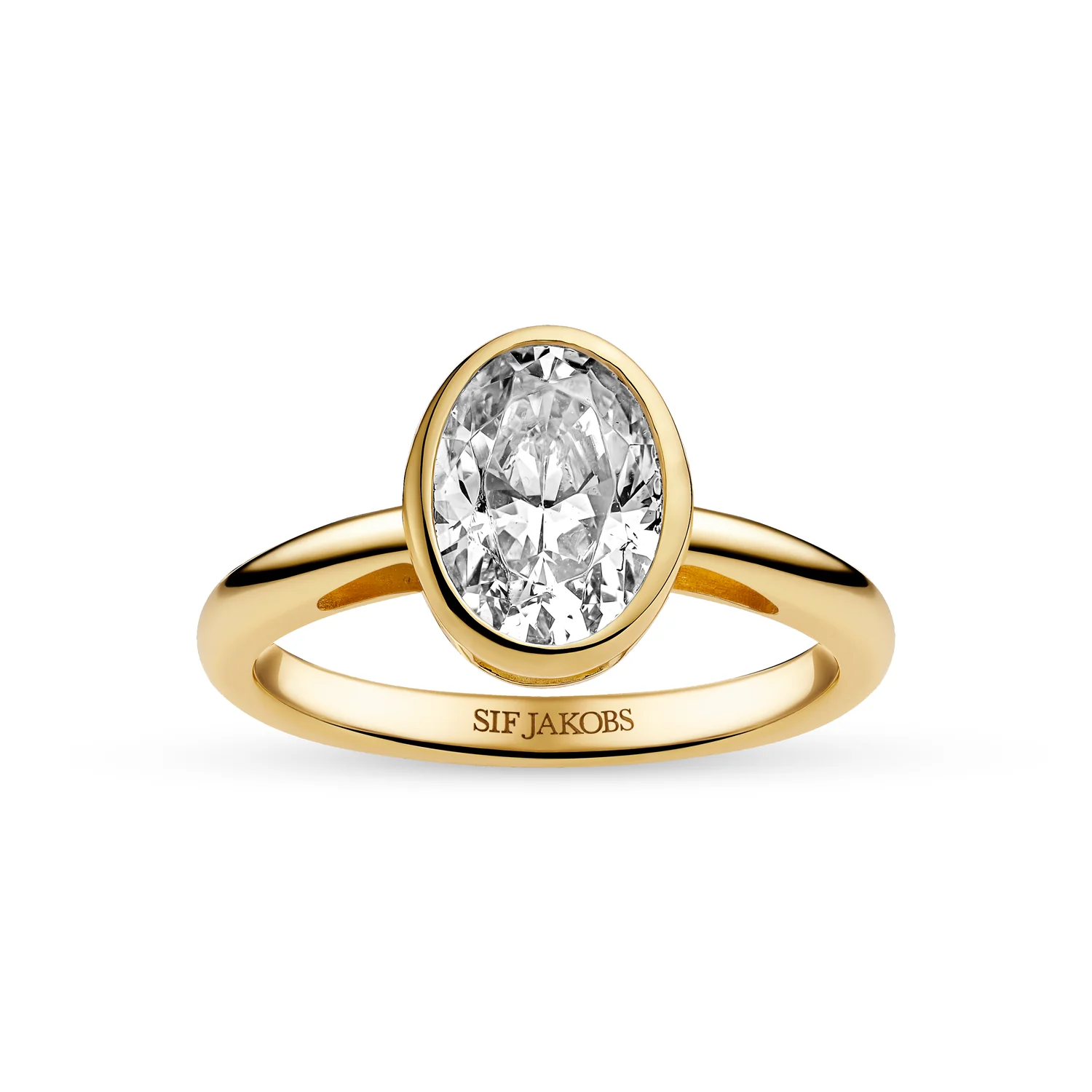 Großer Ring mit Zargenfassung