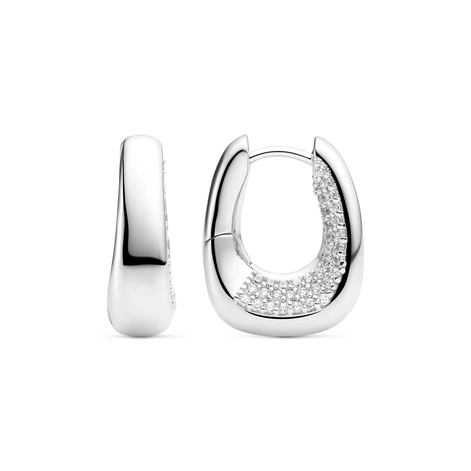 Zirkonia Pavé U-Creolen