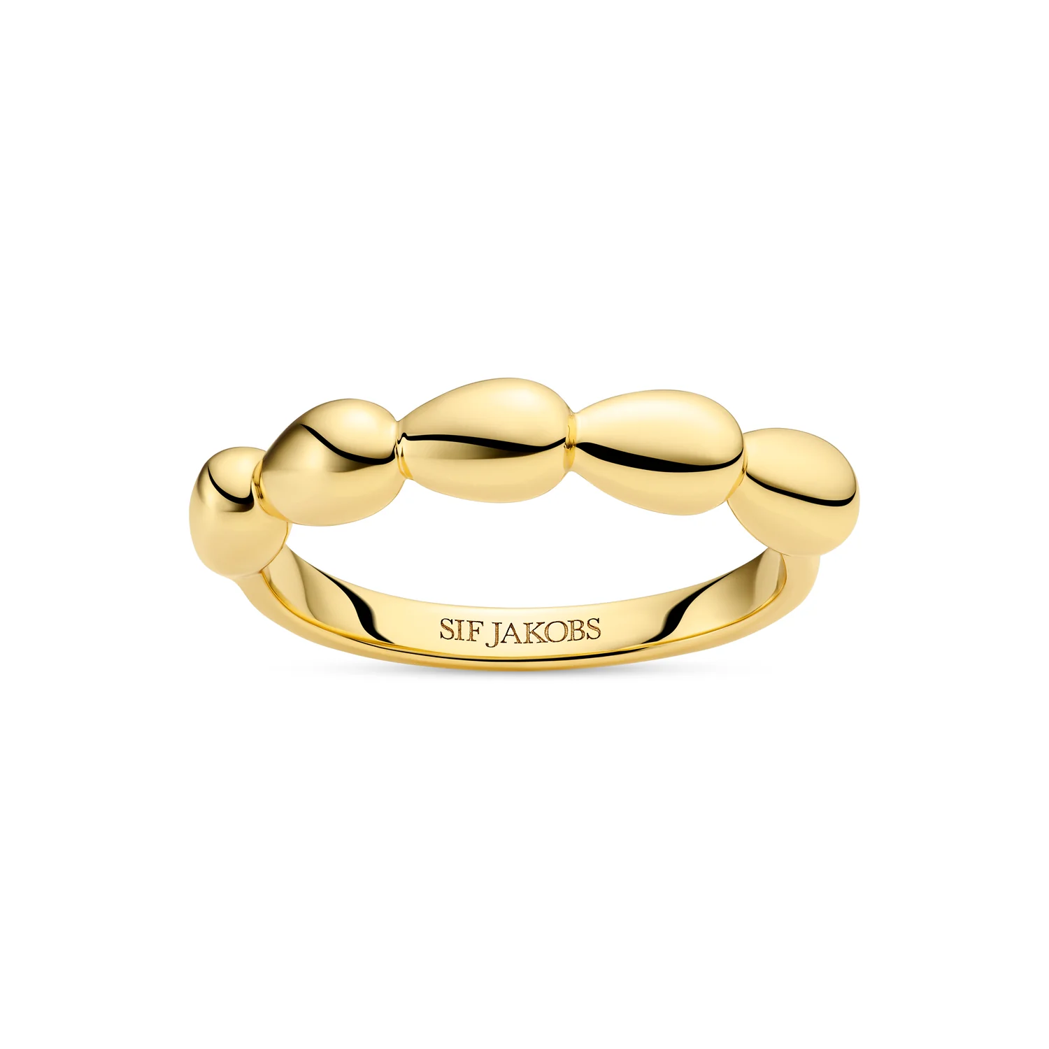 Ring mit organischem Tropfendesign