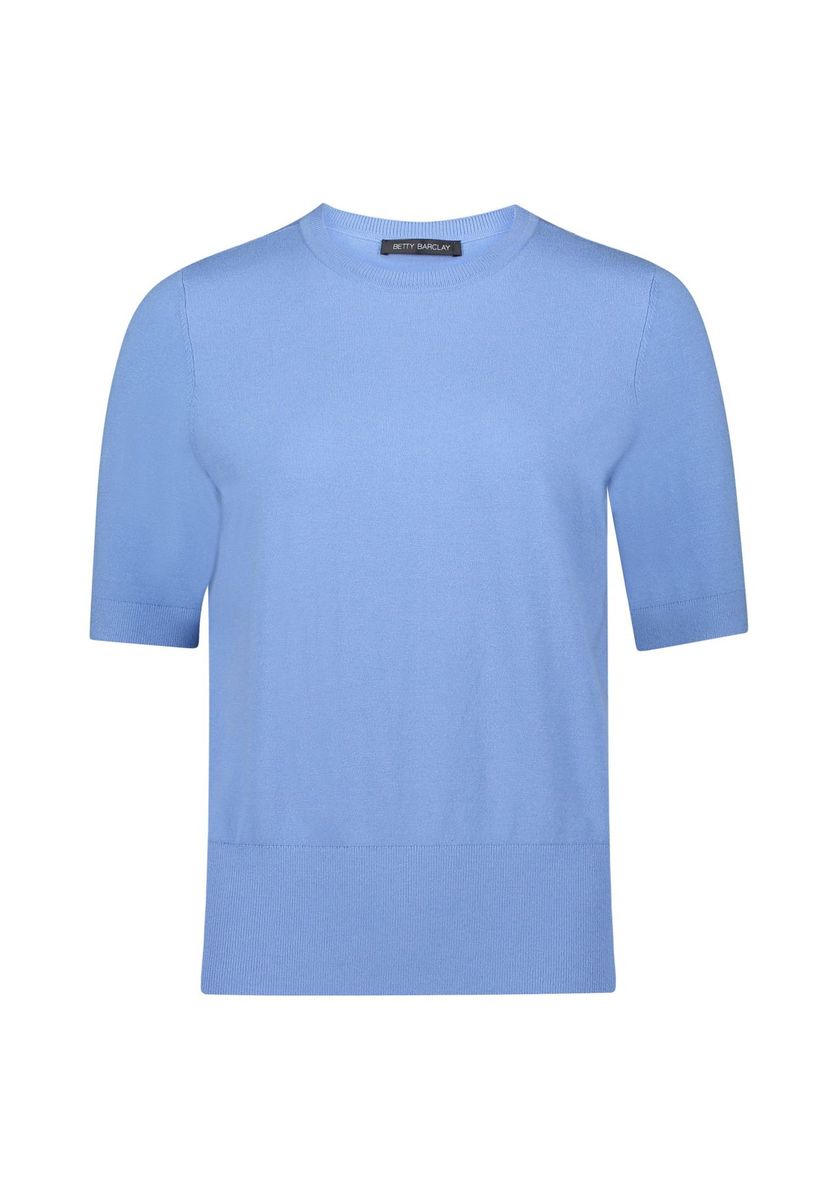 Klassischer Kurzarm-Pullover mit Rundhals