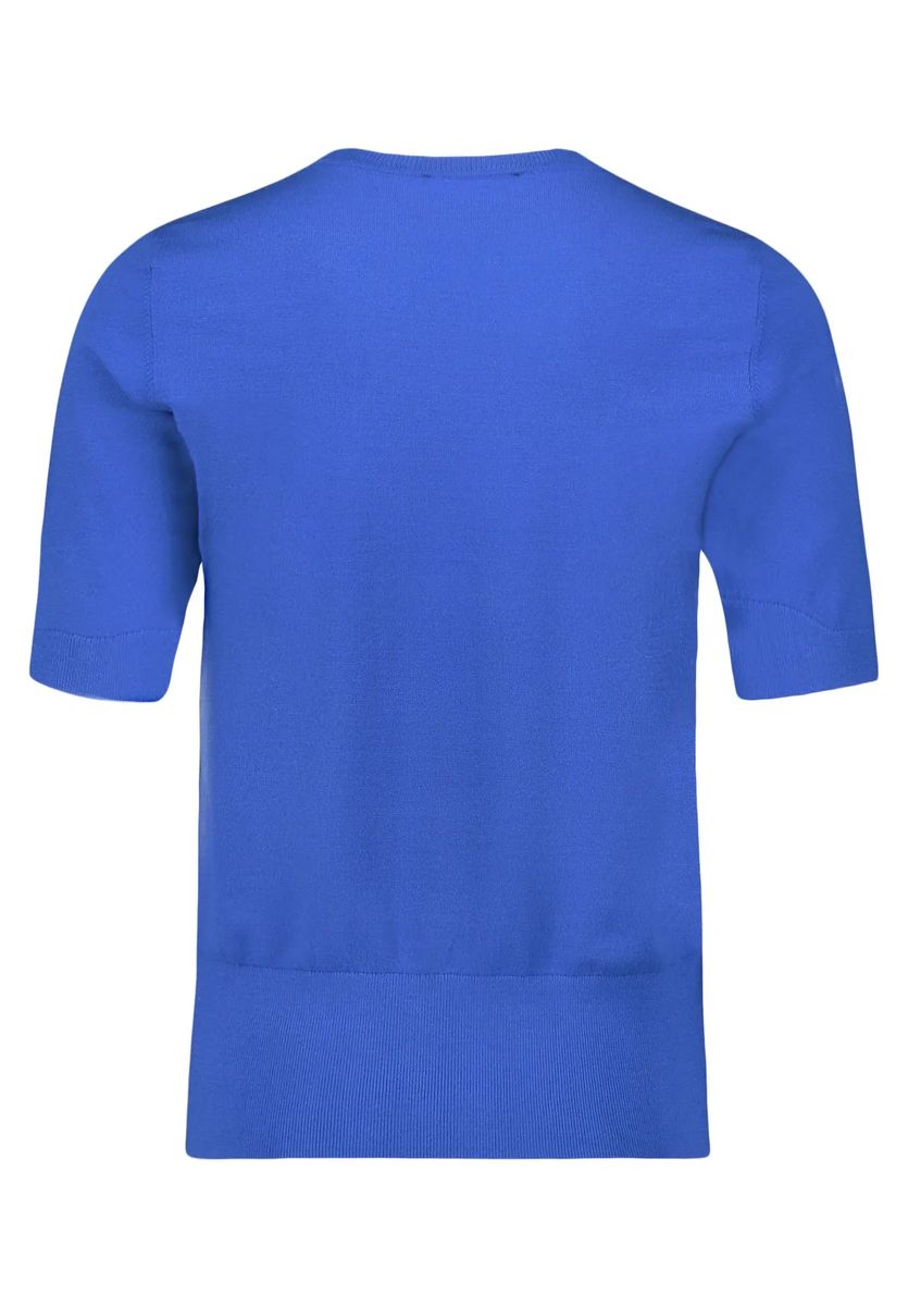 Klassischer Kurzarm-Pullover mit Rundhals