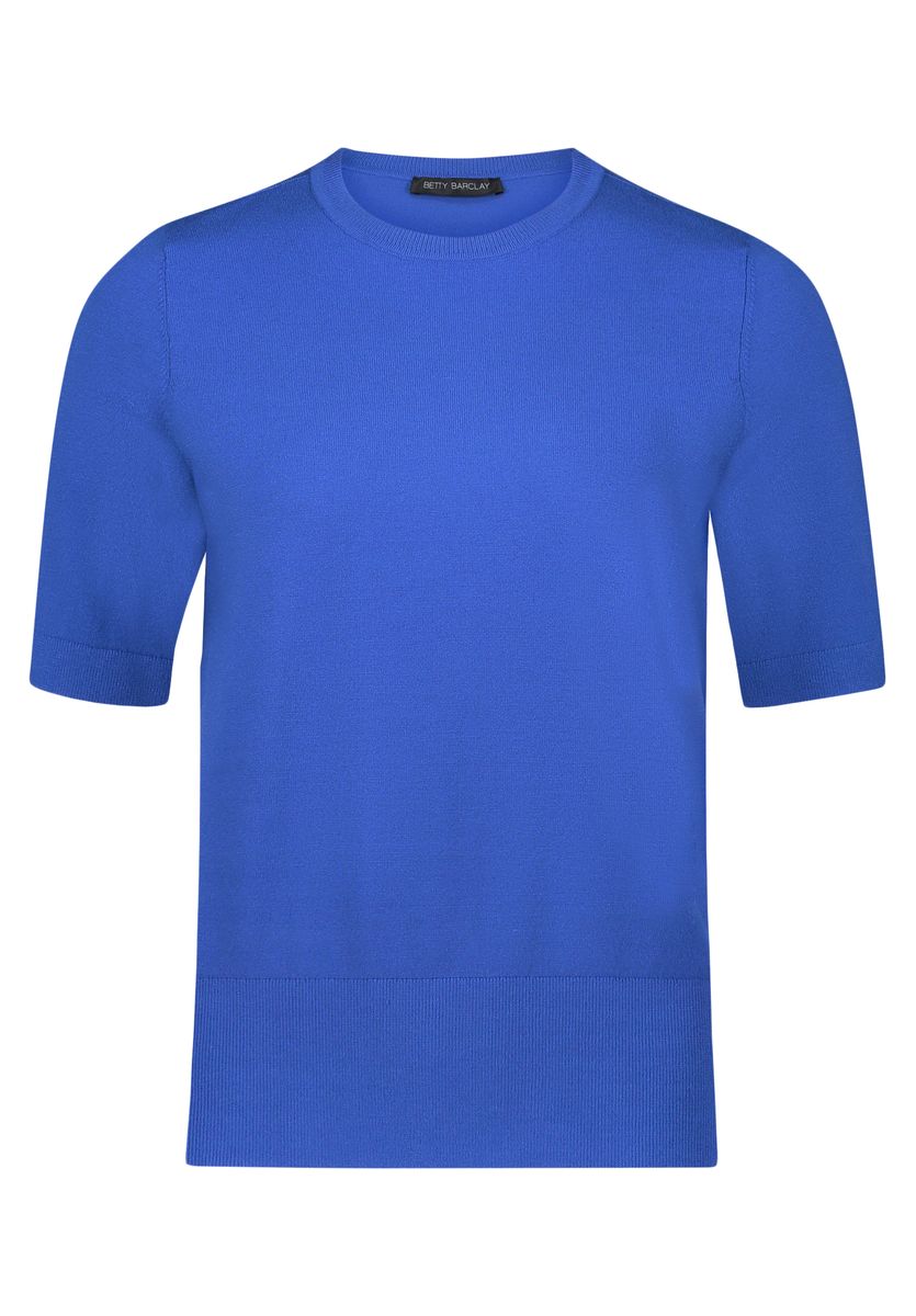 Klassischer Kurzarm-Pullover mit Rundhals