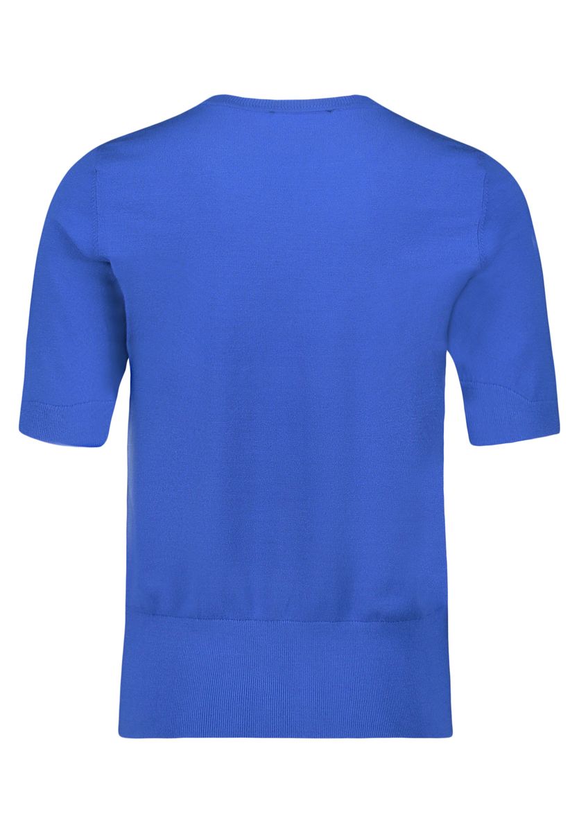 Klassischer Kurzarm-Pullover mit Rundhals