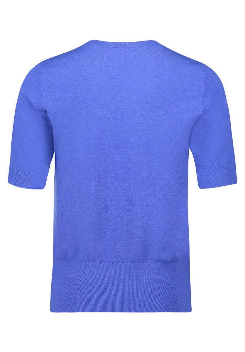 Klassischer Kurzarm-Pullover mit Rundhals