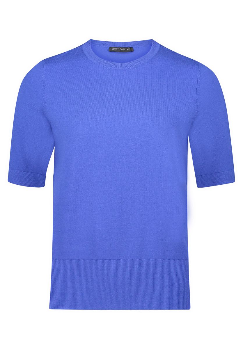 Klassischer Kurzarm-Pullover mit Rundhals
