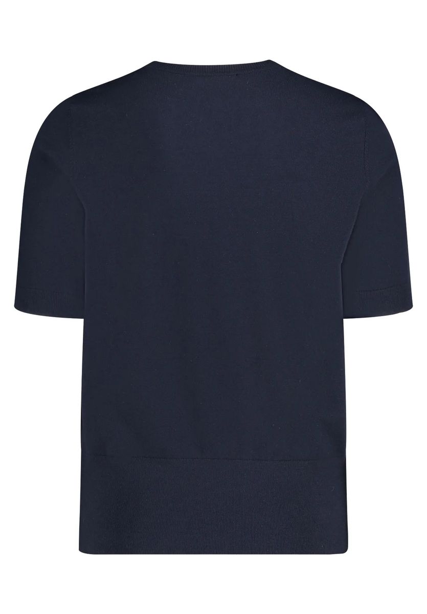 Klassischer Kurzarm-Pullover mit Rundhals