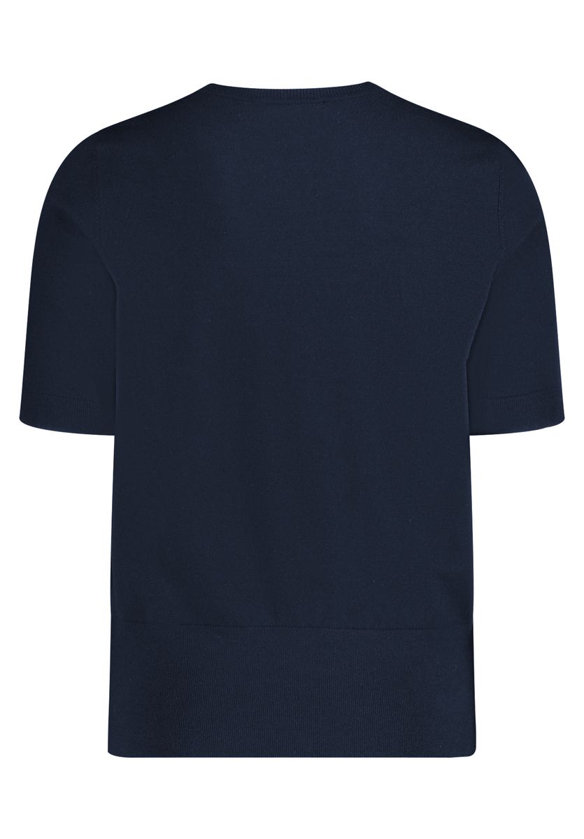 Klassischer Kurzarm-Pullover mit Rundhals
