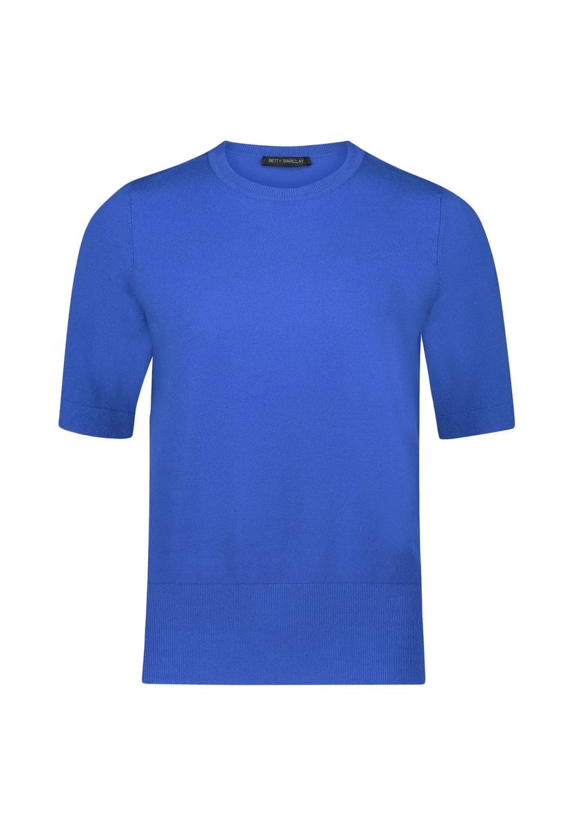 Klassischer Kurzarm-Pullover mit Rundhals