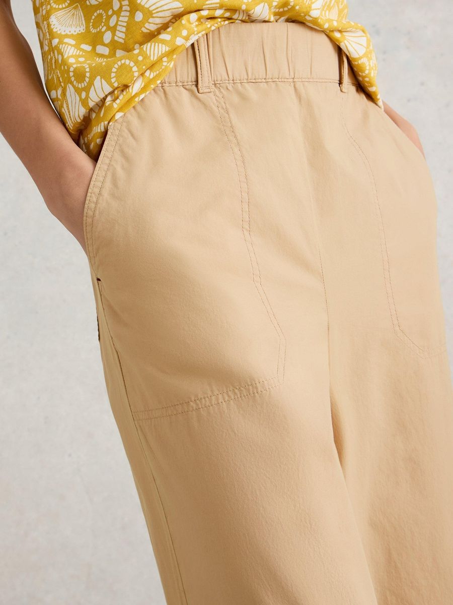 Gerade geschnittene Bio-Baumwollhose