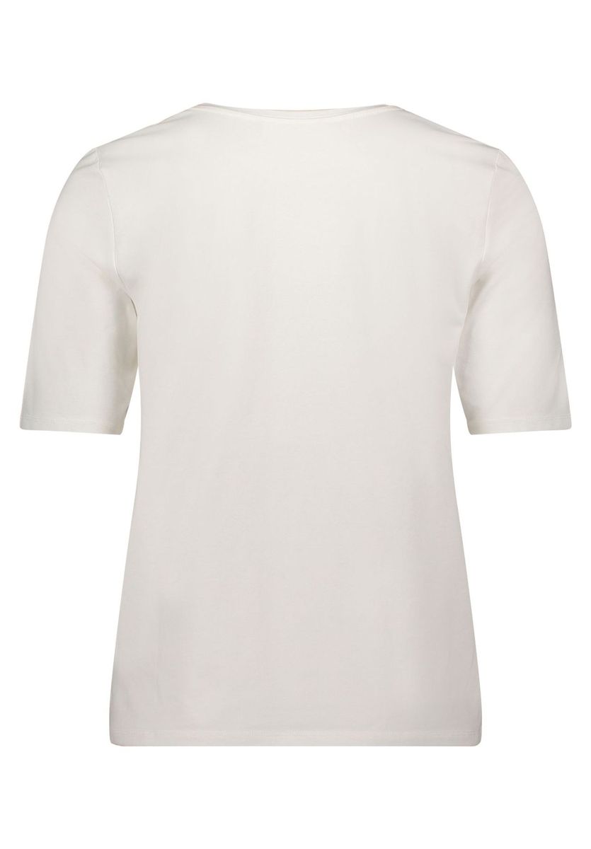 T-Shirt mit abstraktem Glitzer-Print