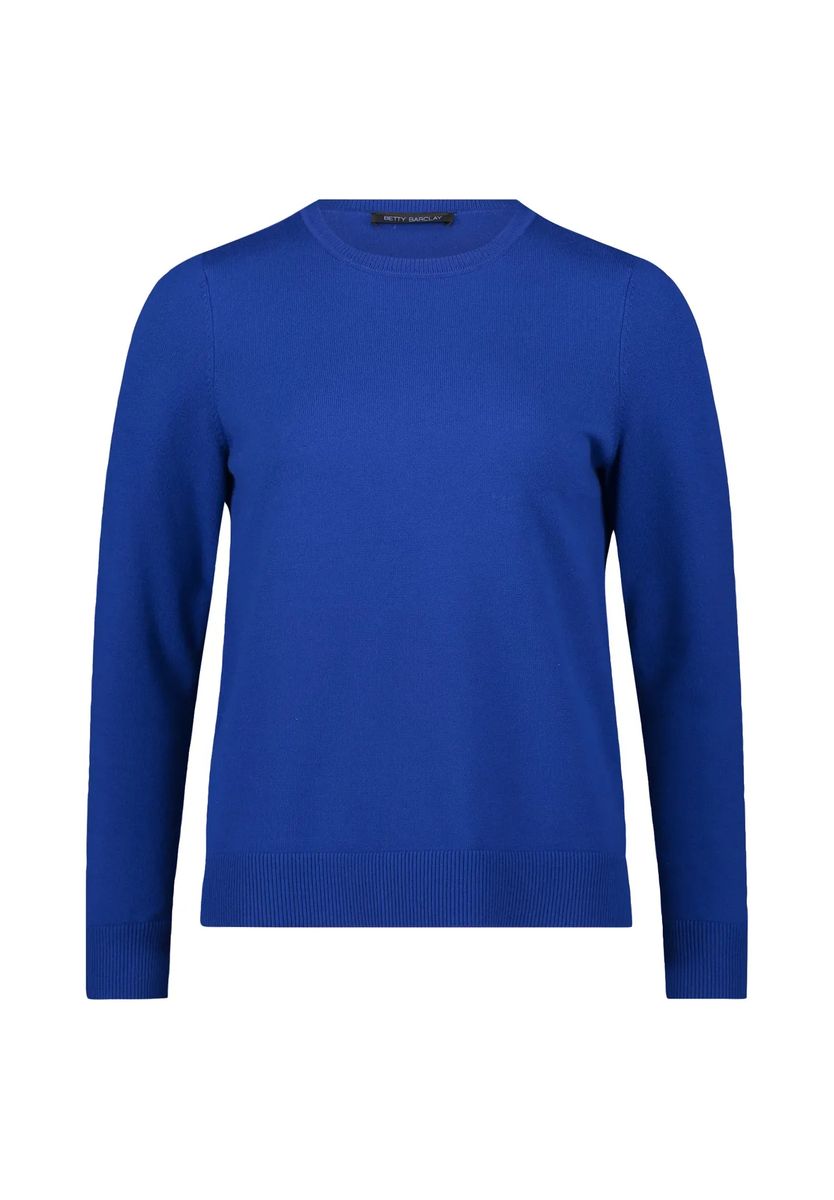 Klassischer Strickpullover mit Rundhalsausschnitt