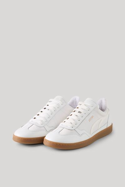 Gefütterte Low-Top Leder-Sneaker