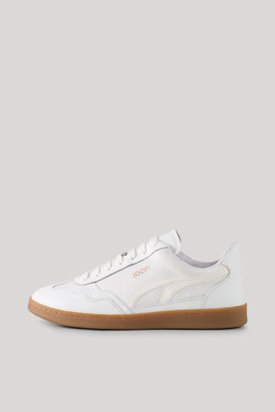 Gefütterte Low-Top Leder-Sneaker