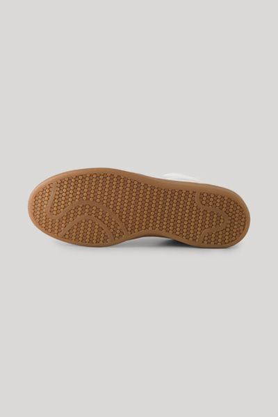 Gefütterte Low-Top Leder-Sneaker