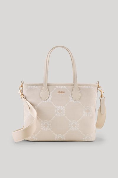 Canvas-Handtasche mit Kornblumen-Muster