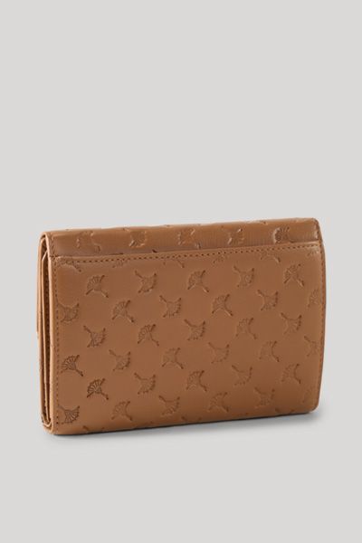Ledergeldbörse mit Cornflower-Prägung