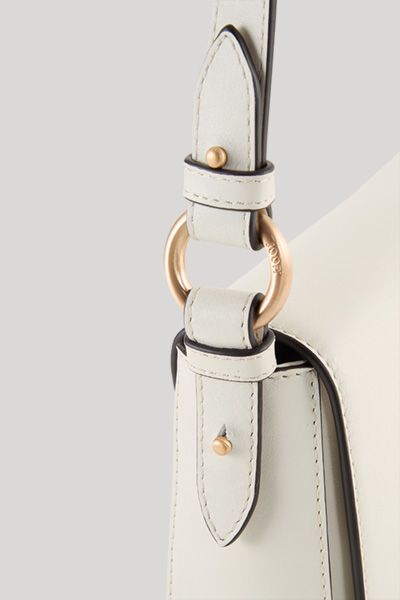 Elegante Leder-Umhängetasche mit Überschlag