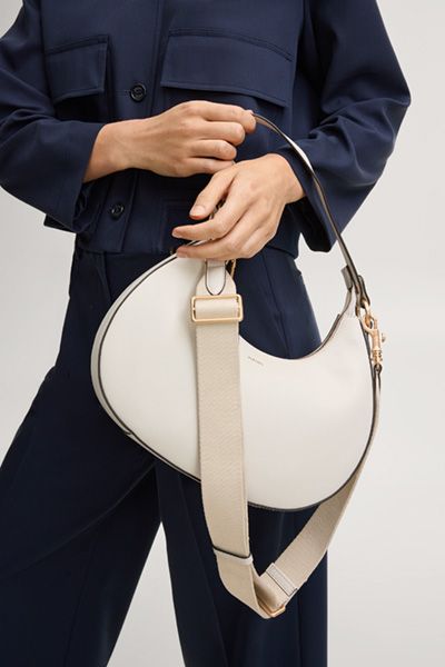 Elegante Leder-Hobo-Tasche