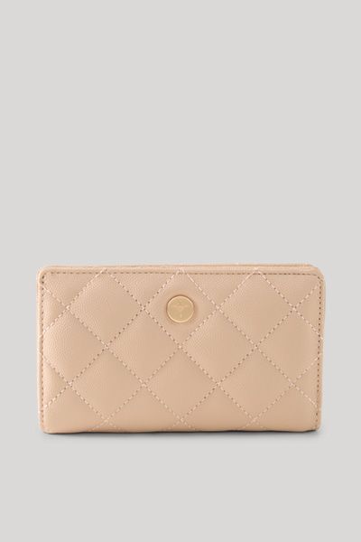 Elegantes Portemonnaie mit Rautensteppung
