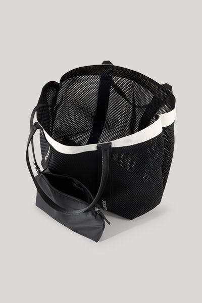 Mesh-Shopper mit abnehmbarer Tasche