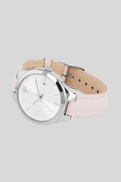 Elegante Armbanduhr mit Lederarmband