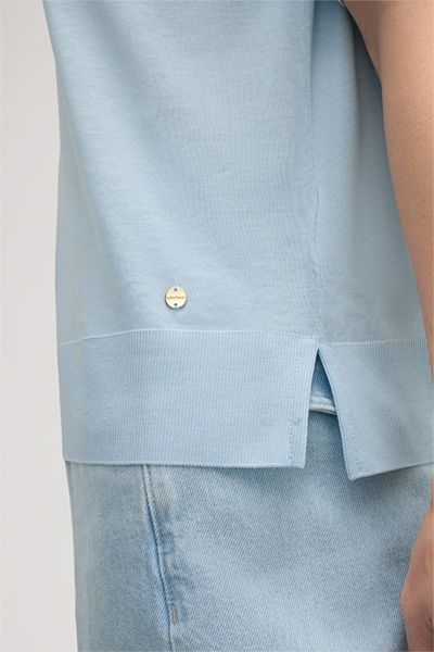 Fließendes Lyocell-Baumwolle-Strickshirt