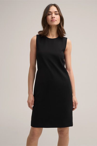 Minimalistisches Ärmelloses Crepe-Shiftkleid