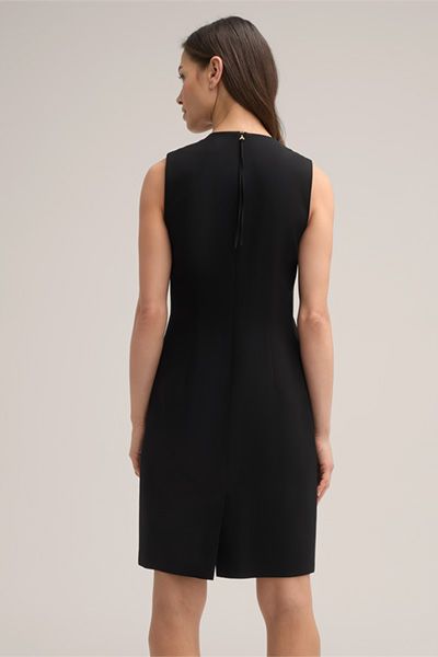 Minimalistisches Ärmelloses Crepe-Shiftkleid