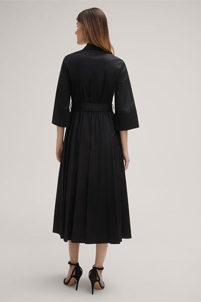 Elegantes Midi-Hemdblusenkleid mit Gürtel