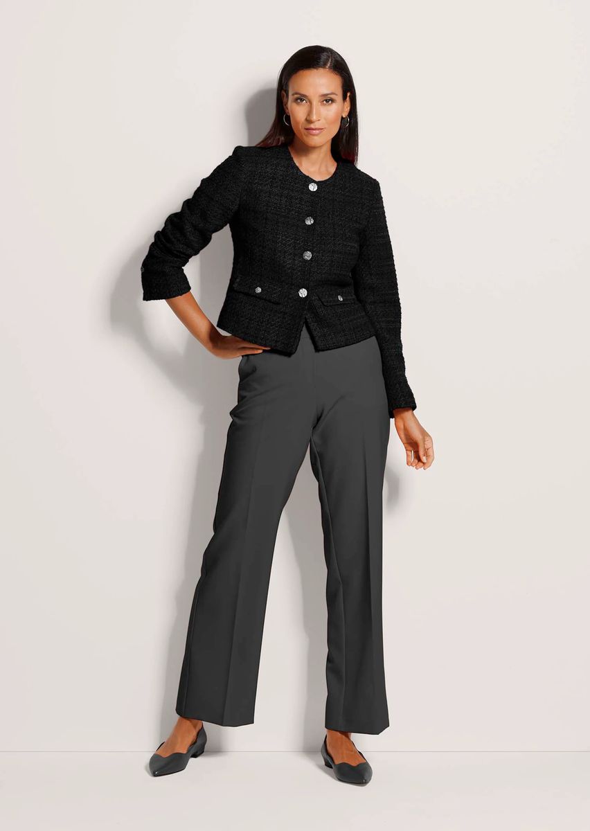 Eleganter Kurz-Tweed-Blazer