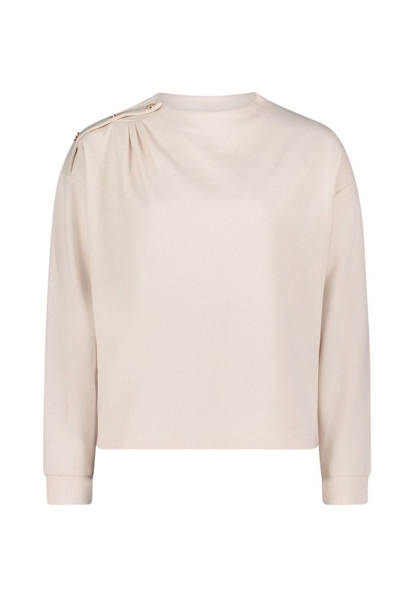 Lässiges Sweatshirt mit Schulterfalten
