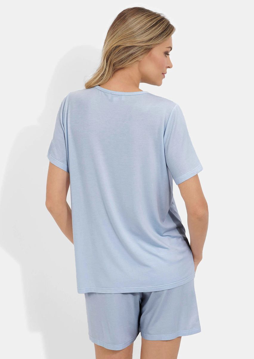 Loungewear-Set aus glattem Jersey