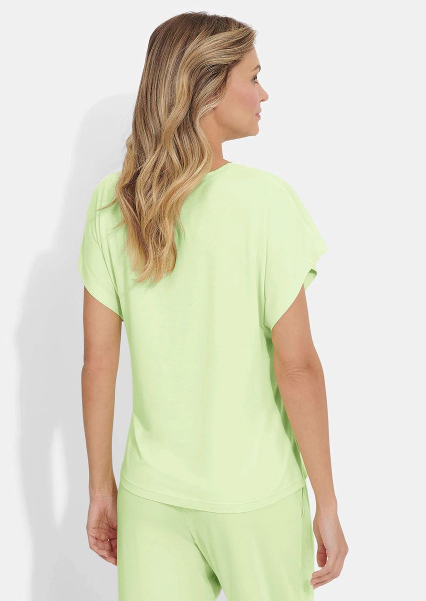 Locker geschnittenes Modal Loungewear-Shirt