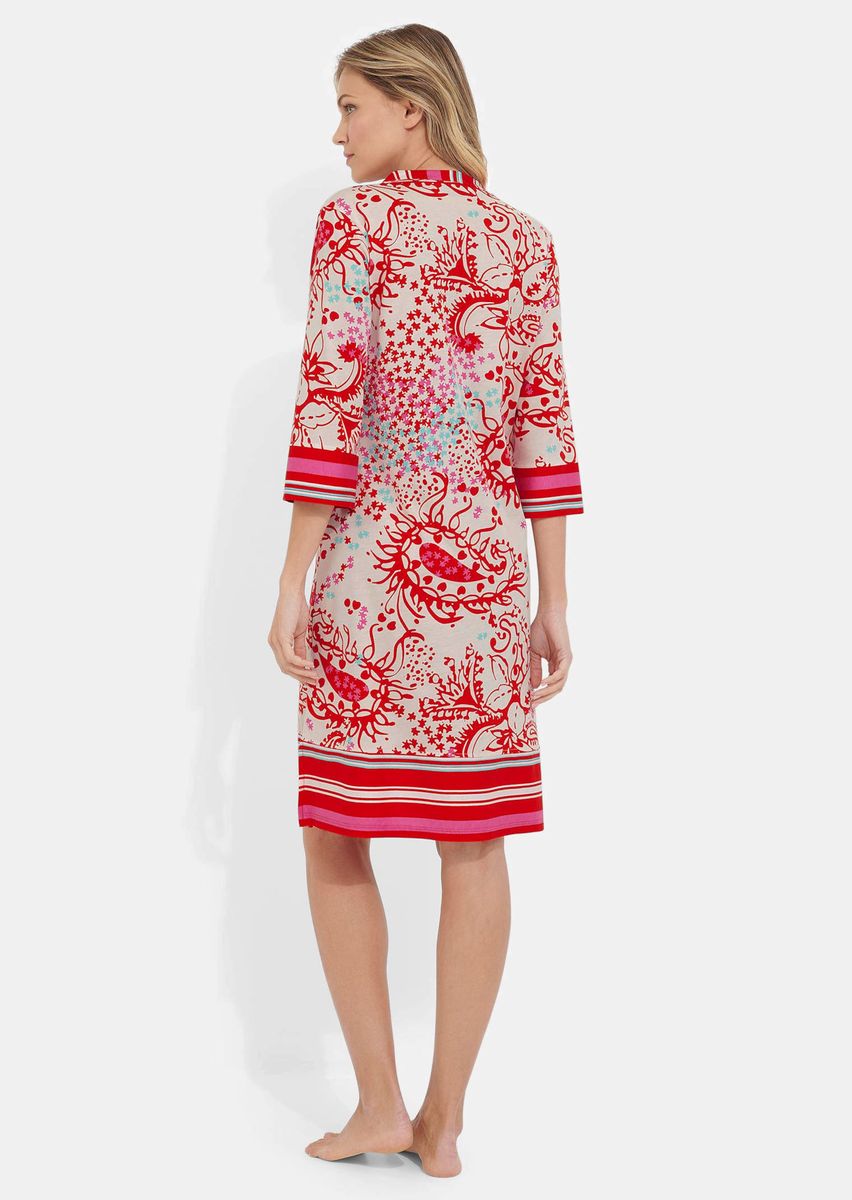 Nachthemd mit Paisley-Print aus Baumwoll-Modal