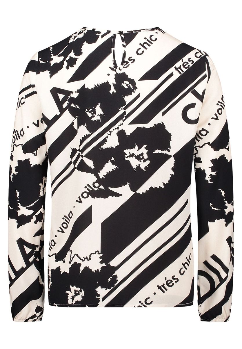 Bluse mit markantem Grafik-Druck