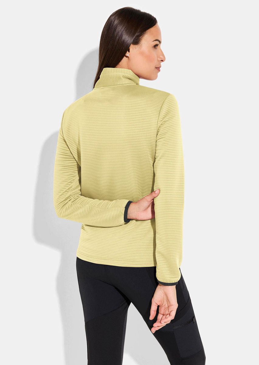 Leichte Ripp-Jacke mit Stehkragen