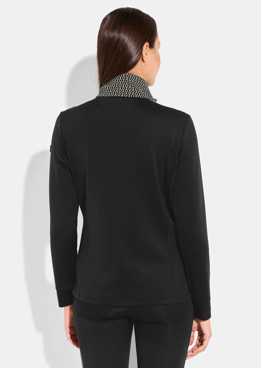 Gemusterte Active-Stretch Freizeitjacke