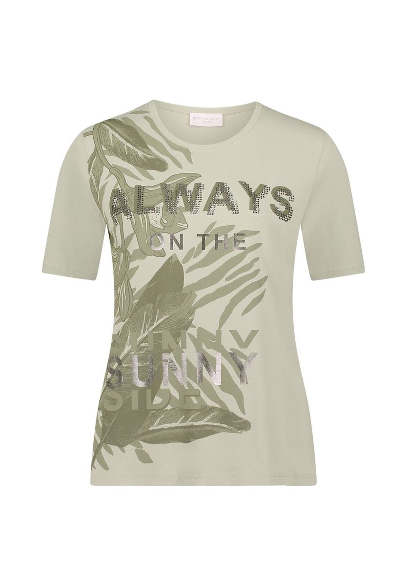 T-Shirt mit tropischem Print